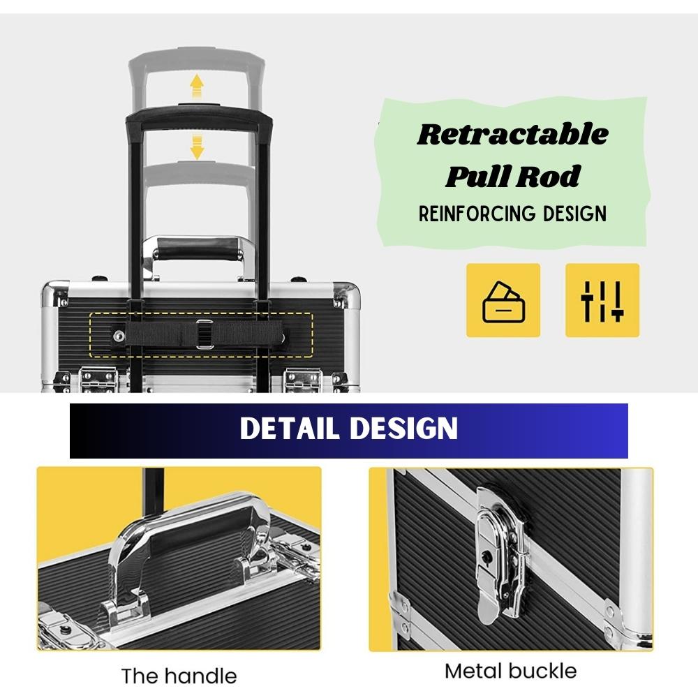 Professional Makeup Rolling Case: image 5